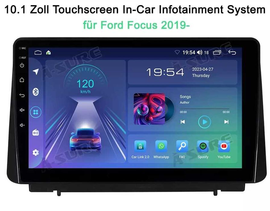 Мултимедия Навигация за Ford Focus 2019 Форд Фокус плеър Android 2DIN