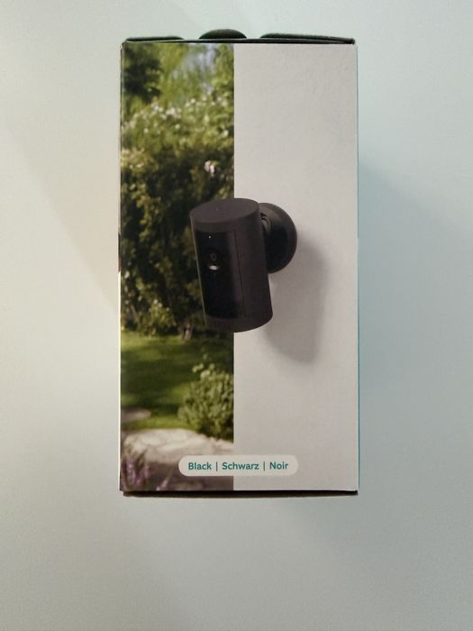 Camera de supraveghere exterior Ring Cam Plus, Wi-Fi, Negru