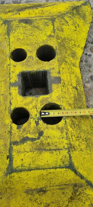 Baza din plastic pentru gard/parapet