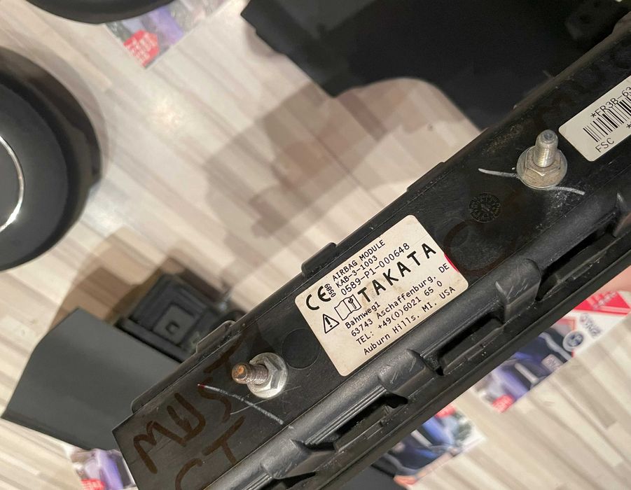 Ford Mustang kit airbag volan genunchi pasager - set centuri siguranta