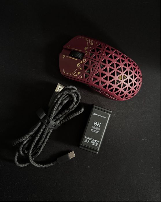 Mouse Gaming - MAMBASNAKE M5 Ultra Carbon Fiber Wireless 8K