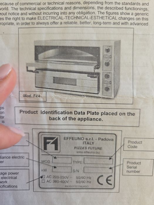 Cuptor electric pizza