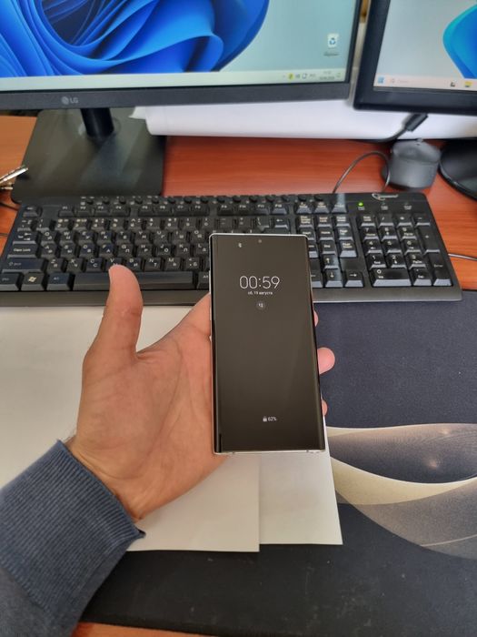 Samsung note 10+ 5G 12/256gb iwlawi zur aybi yuq tozza telefon