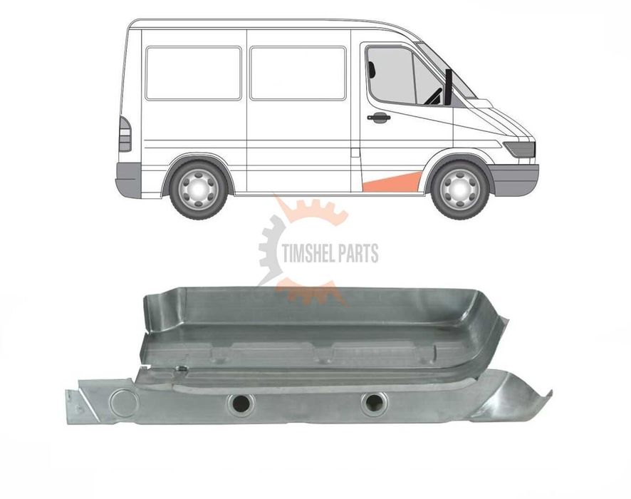 Ремонтни Панели/Ламарини/Вежди/Прагове Sprinter, VW LT 1995 - 2006 год