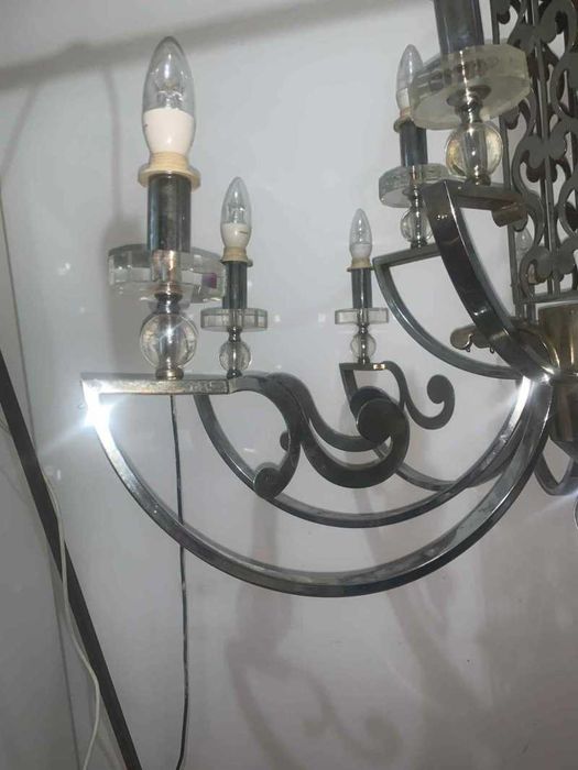 Candelabru cu 12 brate din inox