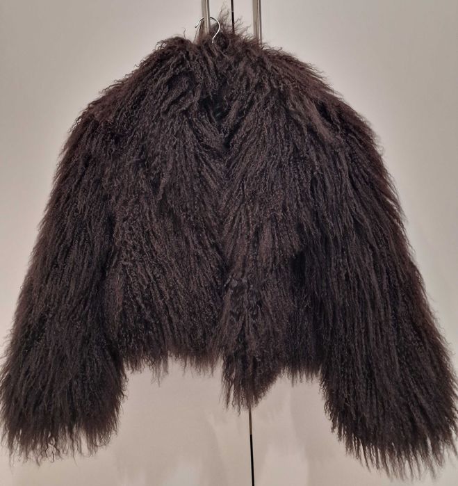 Палто от истинска монголска вълна XL