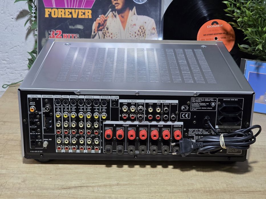 Receiver SONY str-da50 ES, amplituner 2.0 hifi, 5.1 surround, șampanie