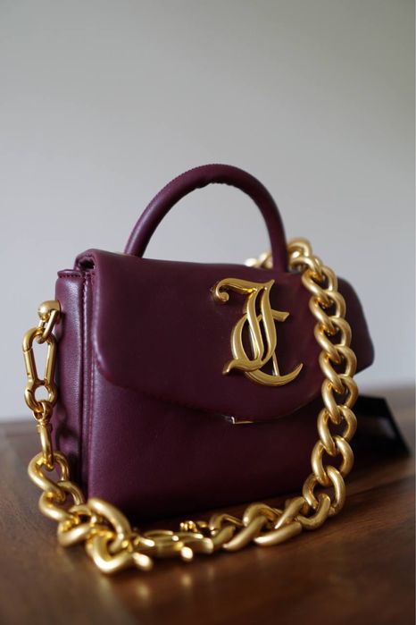 Бордовая сумка Juicy Couture