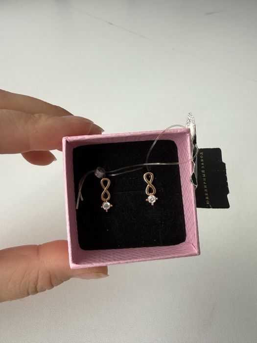 Детские золотые серьги