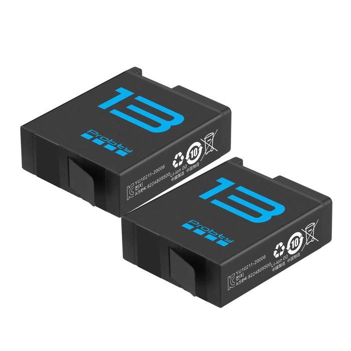 Set 2 acumulatori + incarcator triplu USB-C camera GoPro Hero 13 Black