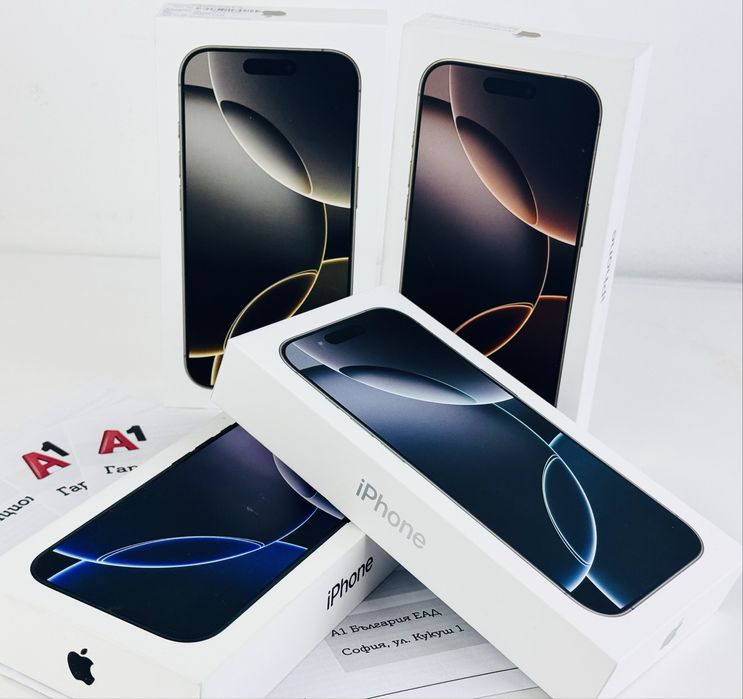 НОВ! iPhone 16 Pro 256GB Desert / Black / White / Natural 2г. Гаранция