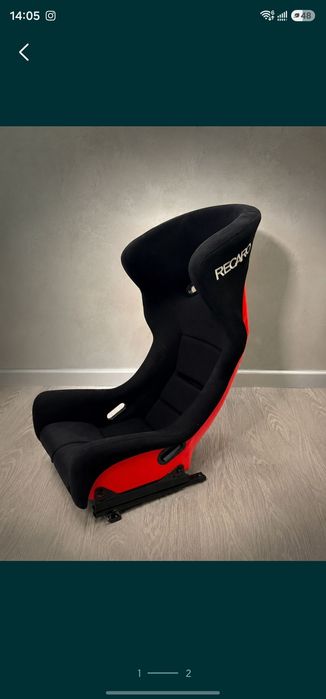 Спортивное сиденье (ковш) Recaro GT — новое, с салазками
Китай отлично