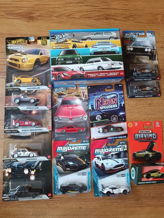 Hot wheels, matchbox , majorette колички