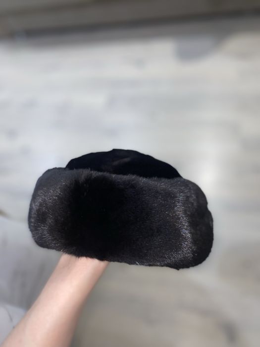 Шапка норковая ушанка
