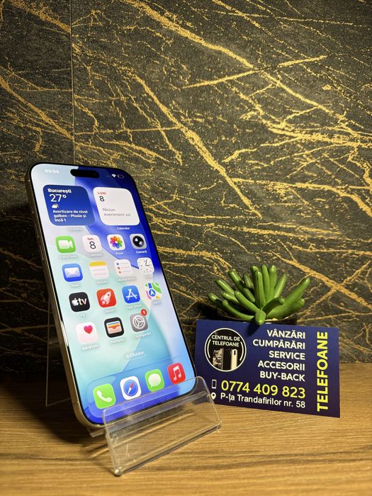 Iphone 16 Pro Max/256 GB/Garantie 2 Ani Centrul de Telefoane/Rate