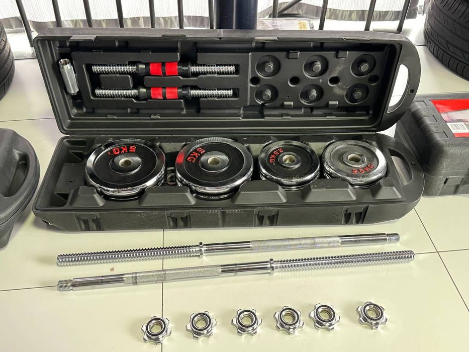 набор гантелей оптом и розницу 15/20/30/50/55/55 гиря