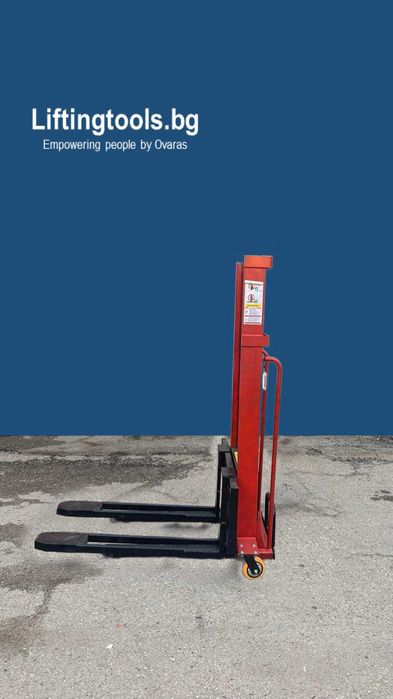 Самотоварещ се електрокар /стакер/ падащ борд, палетна количка