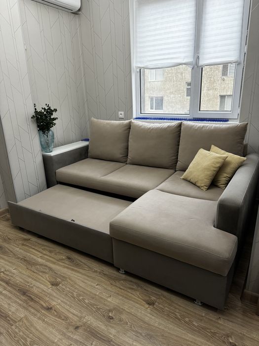 Диван угловой с ящиком для хранения