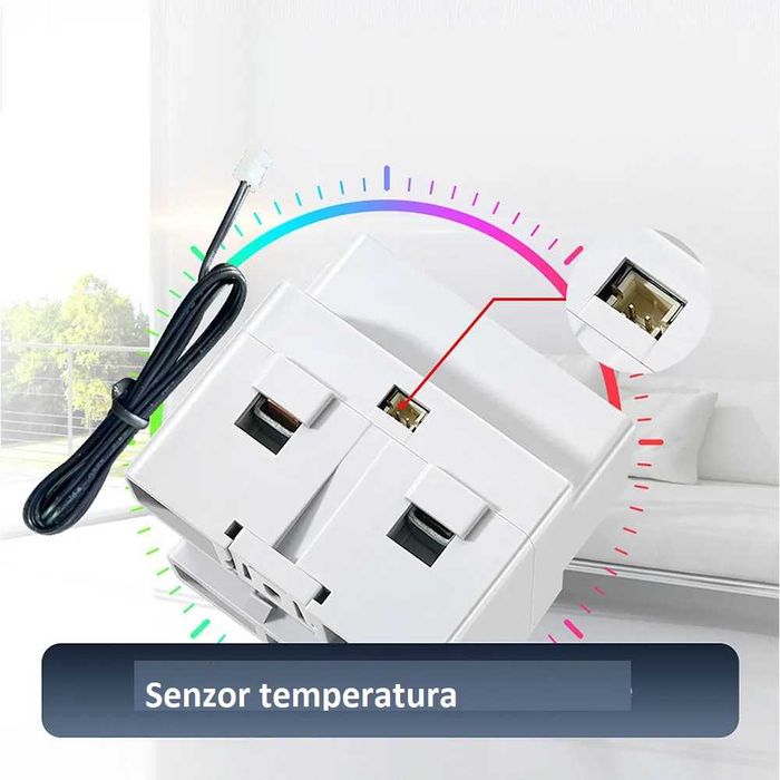 Contor monofazat de energie electrica inteligent Wi-Fi