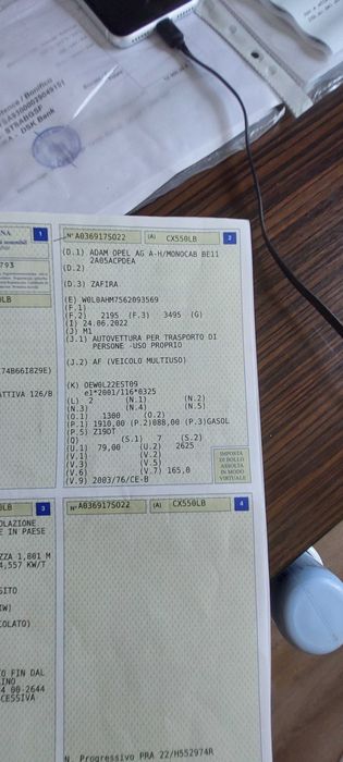 Opel Zafira B 1,9 DT , Опел Зафира Б н части!!
Март 2006