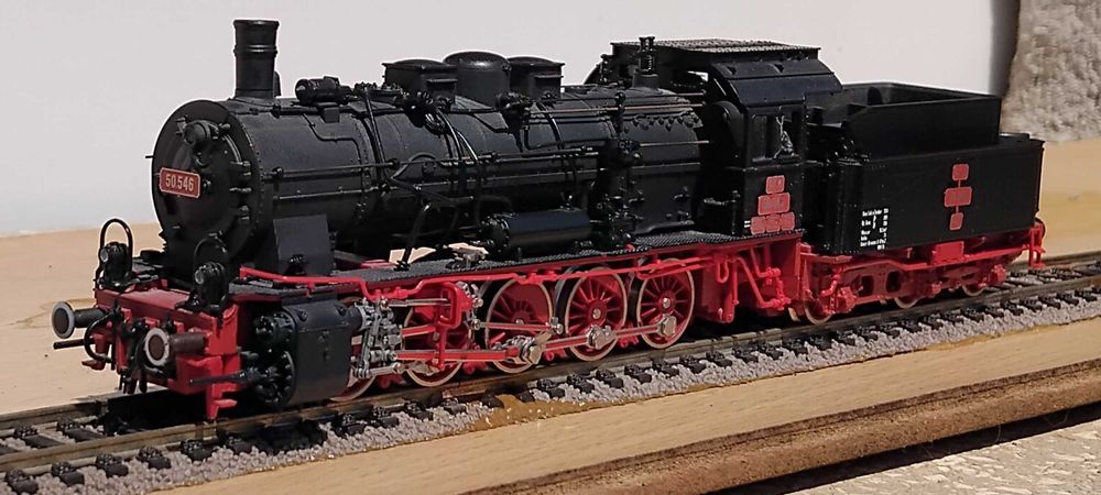 Locomotiva cu aburi CFR seria 50.000 ROCO 1.87 HO