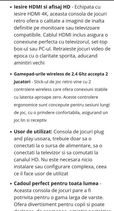 Consola jocuri tv