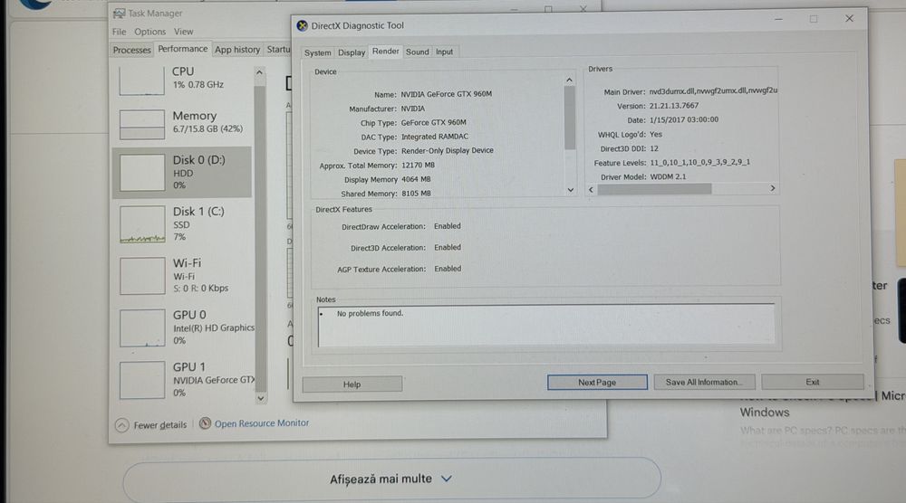 Laptop Lenovo Ideapad Y700 (Model 80NV)
