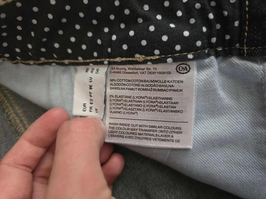 Blugi drepti damă C&A XL, 46 EUR