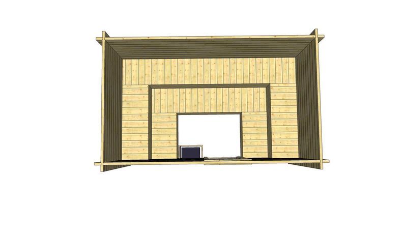 Saune personalizate, traditional- finlandeze,  molid masiv, Harvia