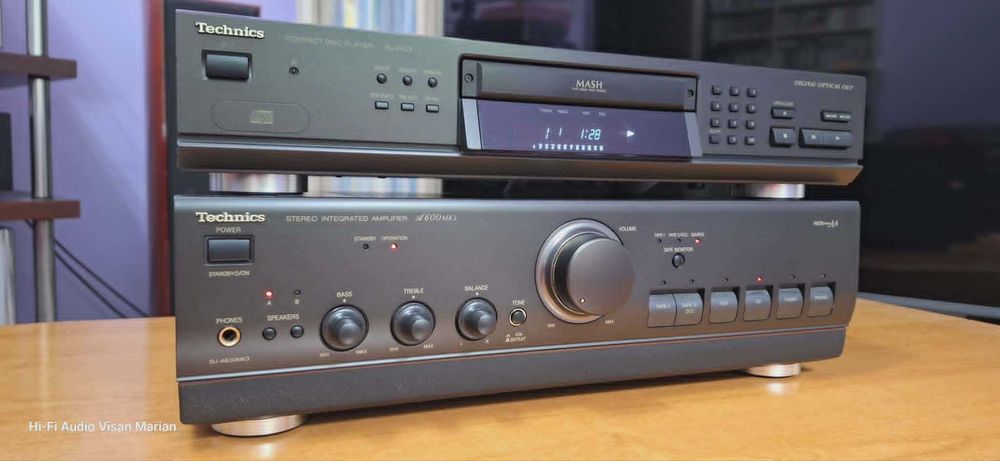 Amplificator Technics A-600 MK3 + CD Technics SL-PG3 Cu Telecomanda