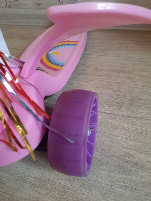 Самокат Единорог музыкальный