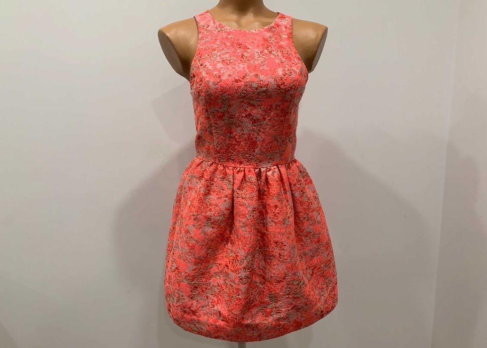 Rochie Markus Lupfer din brocart model faimos