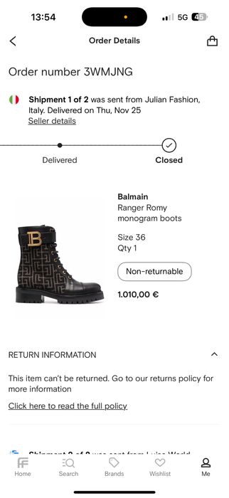 Боти BALMAIN . оригинални
