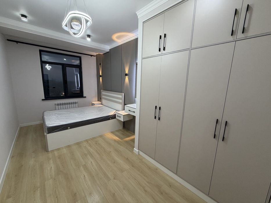 Своя Юнусабад-13 Новстройка 2/5/8 Евро ремонт под ключ Встроенная мебе