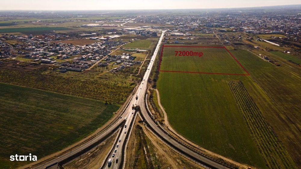 Proprietar vand teren INTRAVILAN, 72290mp, DNE85 cu acces direct la A7