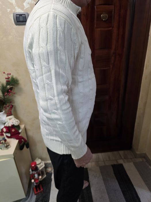 Pulover Zipper Tricotat Polo Ralph Lauren,nou