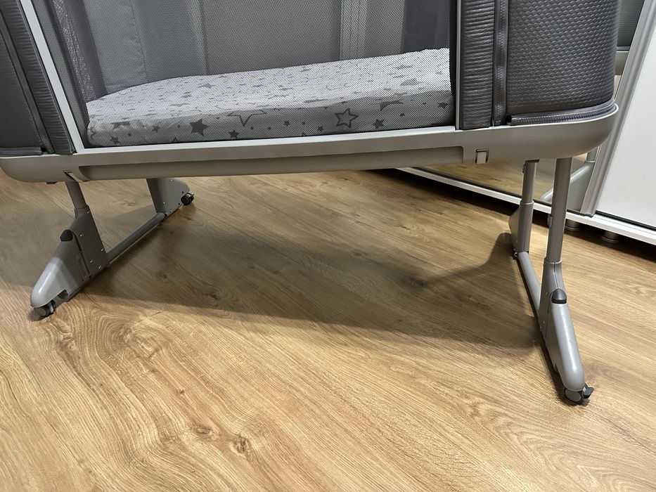 Patut Chicco Next 2 Me Forever, 0 luni - 4 ani, Gri