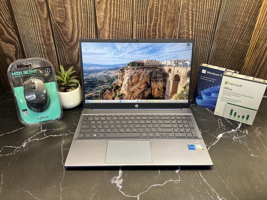 Ноутбук для работы HP Pavilion 15 | Core i5-1135G7 | 8GB | 512GB yxROY