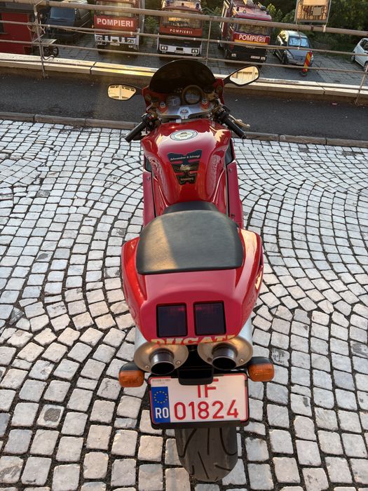 Ducati 916 Biposto (1998) – 26.300km, stare impecabilă, înmatriculată – 9.200€