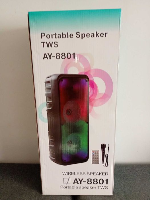 Преносим високоговорител Inovalley, Bluetooth, Акумулаторна батерия