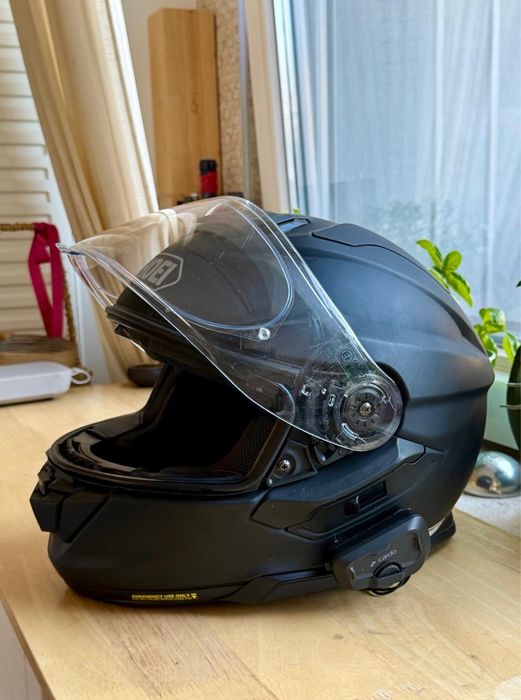 Casca Moto SHOEI GT-AIR 3 Matt Black | Intercom CARDO inclus