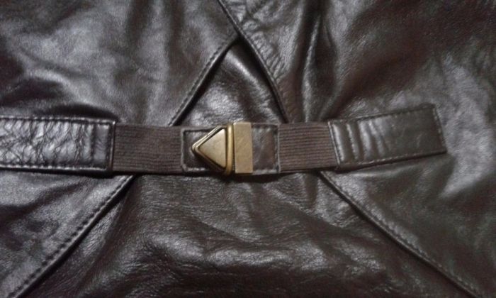 Vesta dama din piele