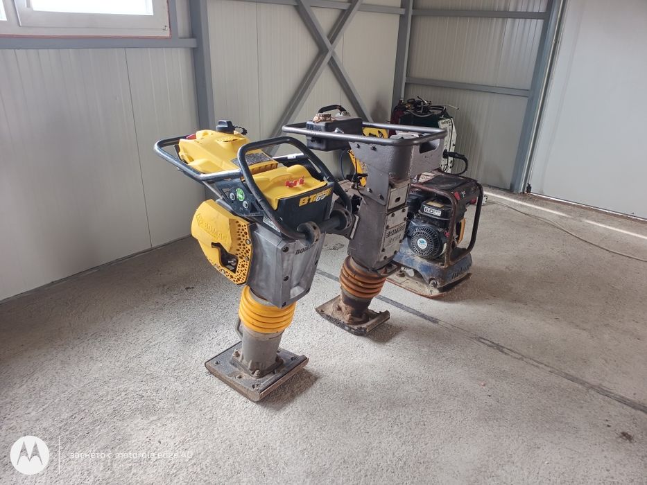 Трамбовки Bomag BT 65, BT58  и вибро плоча Mikasa MVH 120 GRA