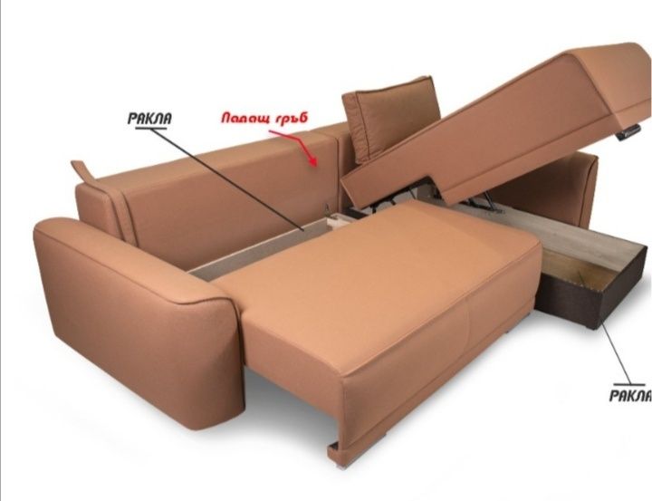 Разтегателен диван