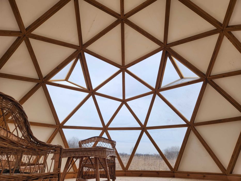 Kit ,dome,Dom geodezic din lemn, Sera,  Iglu, cupola