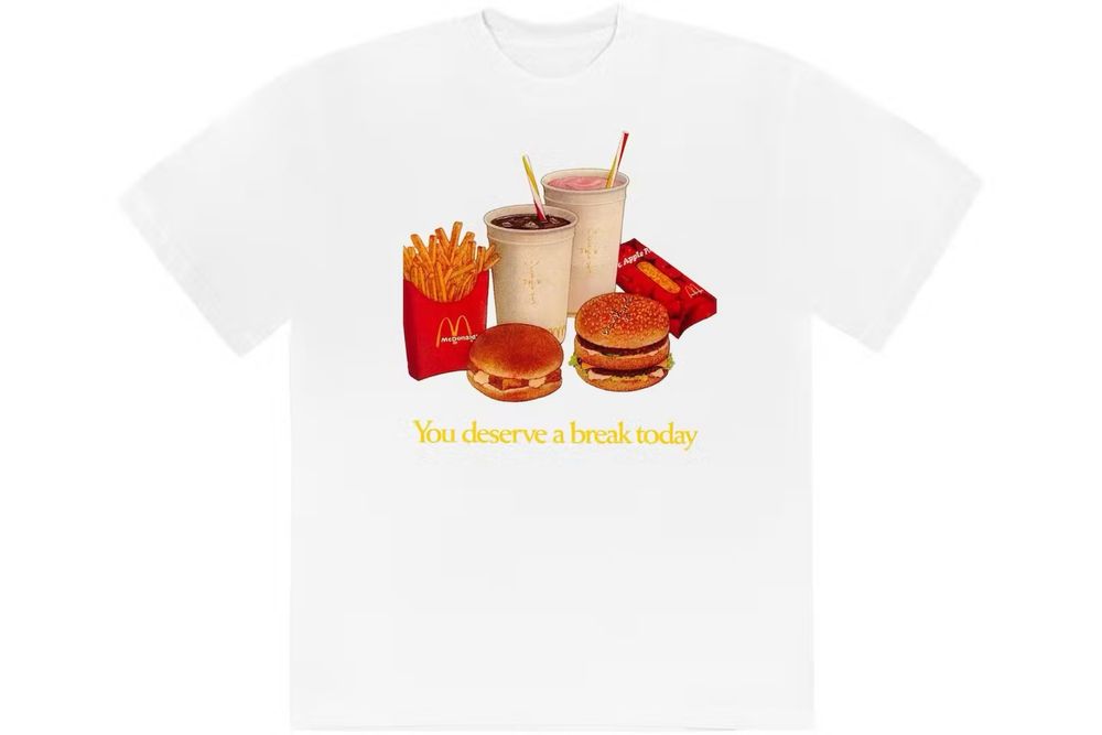 Tricou Travis Scott x McDonald's Deserve A Break