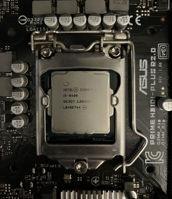 Kit Intel i5 8400, Asus H310i, cooler garantie