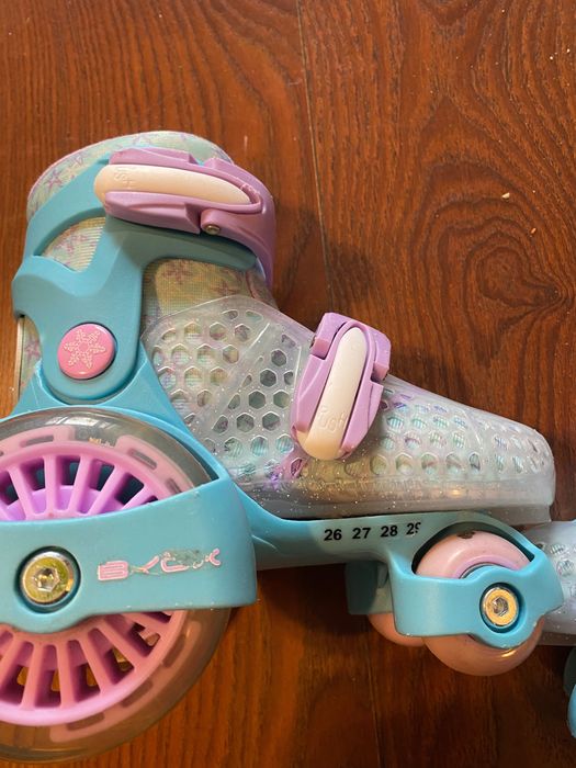 Детски ролкови кънки Byox регулируеми xs 26-29 LITTLE BEETLE Frozen GIRL