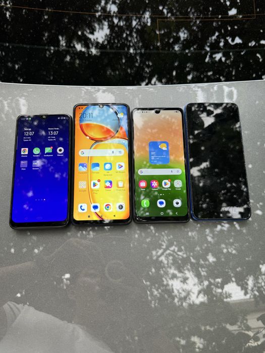 4 телефона в идеальном состоянии! Samsung, Redmi 256gb , 128gb