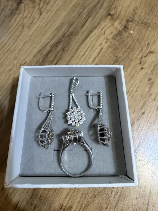 Комплект серебро женское